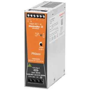 PRO ECO AC-DC 120W 24V 5A 87% Efficiency IP20 Industrial Automation Power Supply Module 1469480000