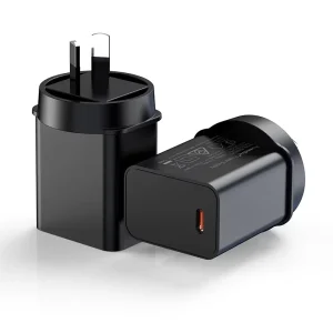 PSE Certified Multi-Port USB-C GaN PD Wall Charger, 20W/25W/35W, USB-C PD PPS, A+C
