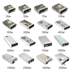PSU Power Supply SMPS 35W 100W 650W 1500W 2000W 35W~3000W AC/DC 5V 12V 24V 36V 48V PFC Switching Power Supply