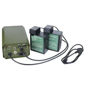 PTC-LA6 BB-2590 Double Station Charger 100-240V AC Input Tactical Rechargeable Field Depot Use UAV