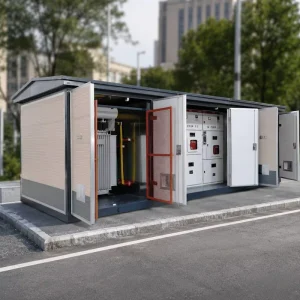 Package Substation 11kV 33kV Compact Box Transformer Substation Outdoor Weatherproof GRC Enclosure Supplier