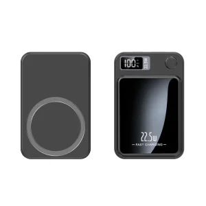 Plastic Magnetic Wireless Power Bank 10000MAh 22.5W Two-way Fast Charging Mini PD Power Source
