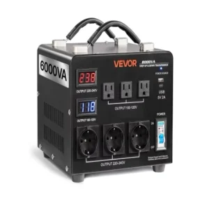 Plc 6000va Voltage Converter 110v/220v Step Up/down Transformer Open Box Factory Direct