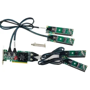 Plc Plx8749 Expansion Card 4*sff 8654 8i Pci e X16 + 4*baseplate 4*cable X8x8x8x8 Bulk Supply