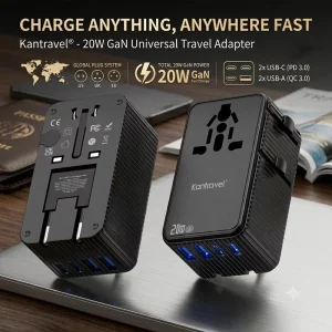 Plug Travel Adaptor Universal 20W Ultra thin Mini Wall Fast Charger With 2 USB Type C Port for Laptop Phone Mobile Tablet Gift