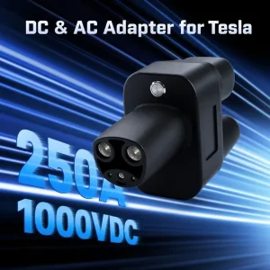 Pocket sized CCS2 Type2 to Tesla EV Charging Adapter Easy to Carry EV Charger Connector with One Year Warranty