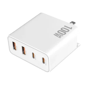 Popular High Power 100W Multi-port Convertible Fast Charging Adapter with EU UK US Plug Available for Computer