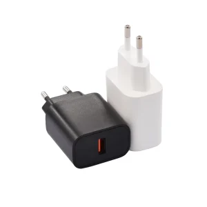 Portable 10W Power Adapter US EU Plug Black 5V 2A USB LED Charger
