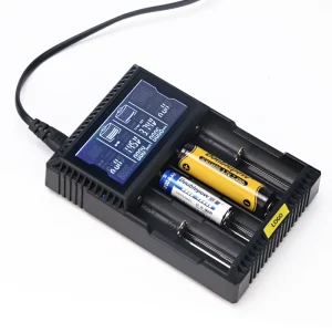 Portable 10W Smart Battery Charger LCD Display 1.2V NIMH NICD 3.2V LiFePO4 3.7V Li Ion Battery Charger
