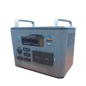 Portable 1500W Pure Sine Wave Generator 2500Wh LiFePO4 Battery 500W Solar Waterproof Fast Charging Power Station