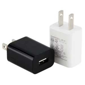 Portable 5V 1A Wall Charger, Fast-Charging USB Adapter, US Plug