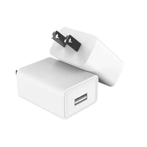 Portable 5V 2A US Plug Wall Charger, 10W Output Cube USB Adapter