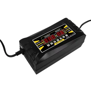 Portable Car Battery Charger 12V 6A Automatic Smart Fast Charging for AGM GEL EFB Lead Acid Rechargeable AA Batteries Wireless