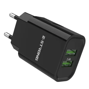 Portable EU/US Plug 5V 1A/2A/2.4A Dual USB Adapter Travel Wall Charger for Mobile Phones
