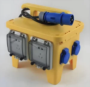 Portable Industrial Socket Panel Box Construction Site Mobile Power Distribution Unit