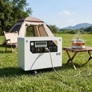 Portable Power Station with Solar Panels for Home Energy Storage, Outdoor Travel and Emergency Power