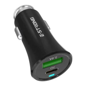 Portable QC 3.0 Power Delivery 18W PD Car Charger USB-C Adapter for Phones
