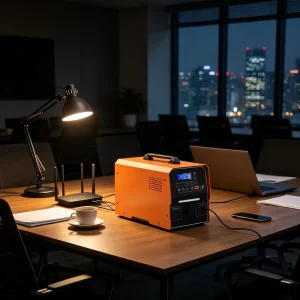 Portable Solar Power Station and Camping Power Bank with Fast Charging