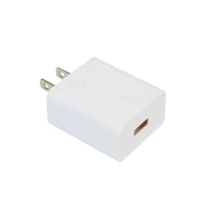 Portable USB Charger Adapter 18W QC3.0 Wall Mount Socket for Travel OTP OVP OCP GAN USB Power Charger