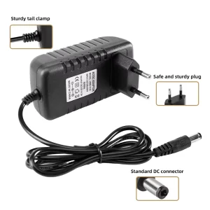 Power Adapter 12V 2A 24 Watt AC DC Switching Power Adaptor US EU UK AU