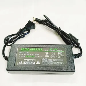 Power Adapter Input Universal Switch Adapter Desktop Power Adapter 12V 8A with Power Indicator