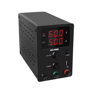 Power Source DC Bench 60V 5A USB Interface Switch Power Supply 3 Digits Adjustable Variable DC Power Supply