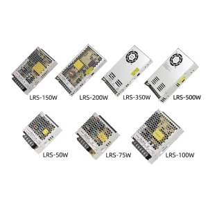 Power Supply 50W 75W 100W 150W 200W 350W 500W 5V to 48V for Industrial or LED Light SMPS Switching Power Supply