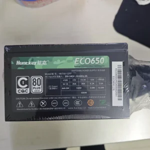 Power Supply ECO650 Desktop Computer Power Supply White 650W Energy-Saving CQC Certified Gaming PC Power Supply