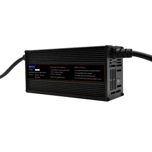 Powerful 1200W 36V 35A Lithium Ion Battery Charger for Tourist Shuttles with IP34 Protection and Reverse Polarity Safe
