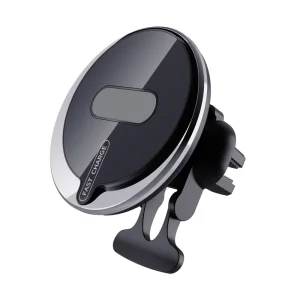 Powerful Neodymium Magnet Car Phone Holder Wireless Charger 15W 360 Rotation Dashboard Mount