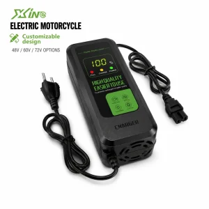 Professional HAOXING 54.6V 2A E bike Battery Charger Lithium ion Smart LED Charging Indicator DC Output Plug Universal Plug OEM