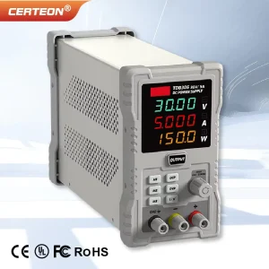 Programmable DC Power Supply 0 100V 3A Adjustable Bench Lab Power Supply USB RS232 High Stability Compact Design