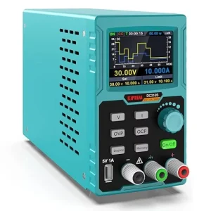 Programmable DC Power Supply 0 30V 0 10A 110V Input High Precision 4 Digit Multiple Protection with PC Software and USB Charging