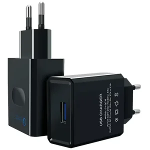 QC3.0 18W USB Charger 5V3A 9V2A 12V1.5A EU US AU UK Plug