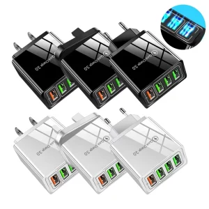 QC3.0 4-Port USB Multi-Charger with Quick Charge 3.0