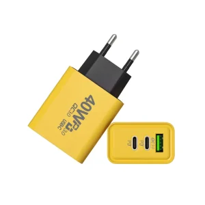 QC3.0 PD3.0 OTP PD Three Port Fast Charging Quick Charger Plug Adapter Travel Compatible US EU UK