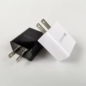 QC3.0 USB Charger, PD 5V 3A, Fast-Charging Travel Adapter