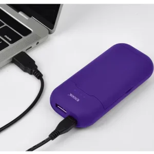 Quick Charge 20000mAh Portable Power Bank for Mobile Phones with Type-C and USB Outputs, 18650 Battery Charger