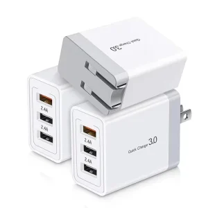 Quick Charging 30W Wall Charger Fast Plug (US EU AU UK) QC 3.0 USB Power Charger for Mobile Phone