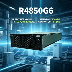 R4850G6 3000W 50A Telecom Rectifier Module 48V Power Supply for 5G Micro Base Station Solar Cabinet LiFePO4 Battery Charger