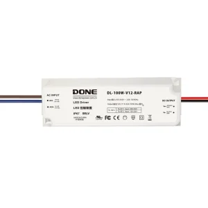 RAP Series 100W 12V IP67 Waterproof Class II LED Driver for Landscape and Outdoor Signage Lighting, 4KV Surge Protection