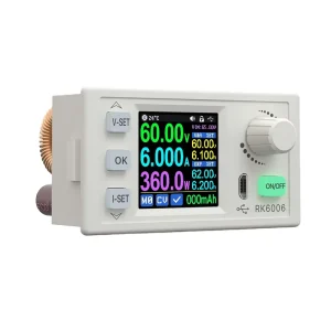RK6006 BT 60V 6A 4 Digit Communication Adjustable DC to DC Step Down Voltage Bench Power Supply Buck Converter