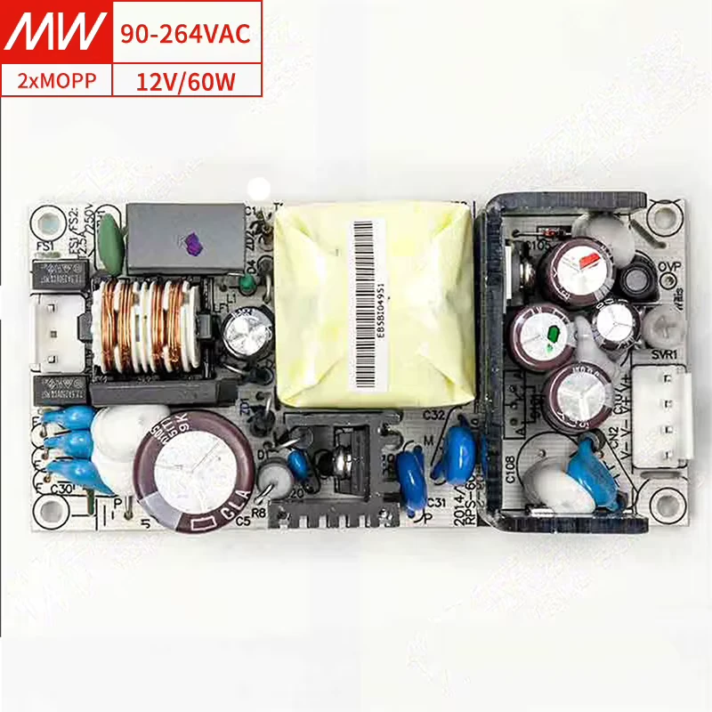 Three Power Supply Options for Medical Device Development 3 RPS 60 12 Compact 60W 84 Efficient Medical Power Supply 12V 5A Low Noise Switching for Healthcare Research