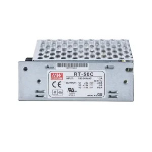 RT-50C Enclosed Type 50W 5V 15V -15V High Efficiency Triple Output Switching Power Supply