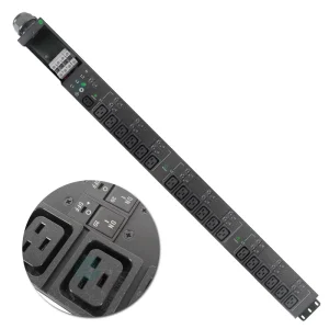 Rack Mount Metal AC 3 Phase 125A 24 Way C19 PDU for Immersion Cooling