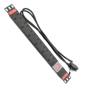 Rack PDU 1U UK Type Switched PDU 13A Power Distribution Unit