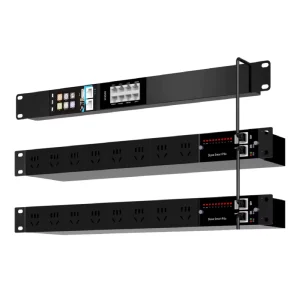 Rackmount Smart PDU 8 Sockets 10A 220V 1U Power Distribution Unit MQTT SNMP Telnet Modbus HTTP 1-to-1 Host Control