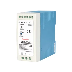 Rail Switching Power Supply 12V 5A Mini Card Rail Power Supply MDR 60 12