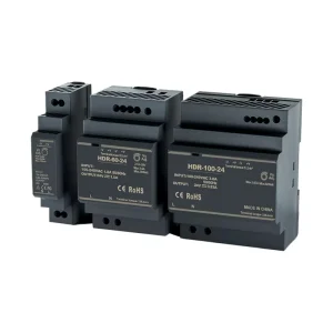 Rail mounted DIN Rail Switching Power Supply with Short Circuit Overload Overvoltage and Overheating Protection 50 60HZ 24V 1.5A