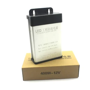 Rainproof 220V 400W Constant Voltage DC 12V 33.3A Single Output LED Driver CE for High Power Switching Power Supply